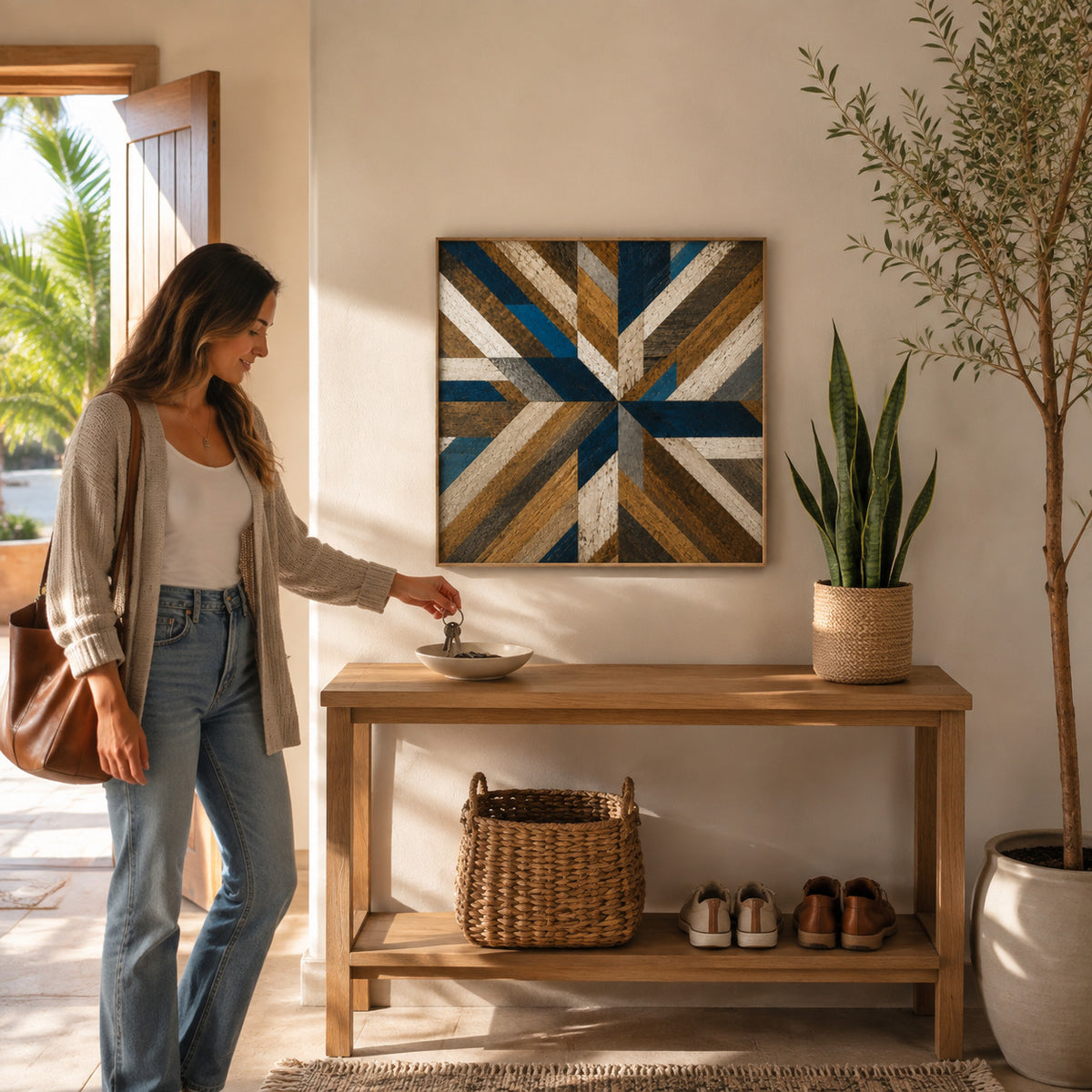 古材ウッドアート|PACIFIC COMPASS|RECLAIMED WOOD WALL PANEL