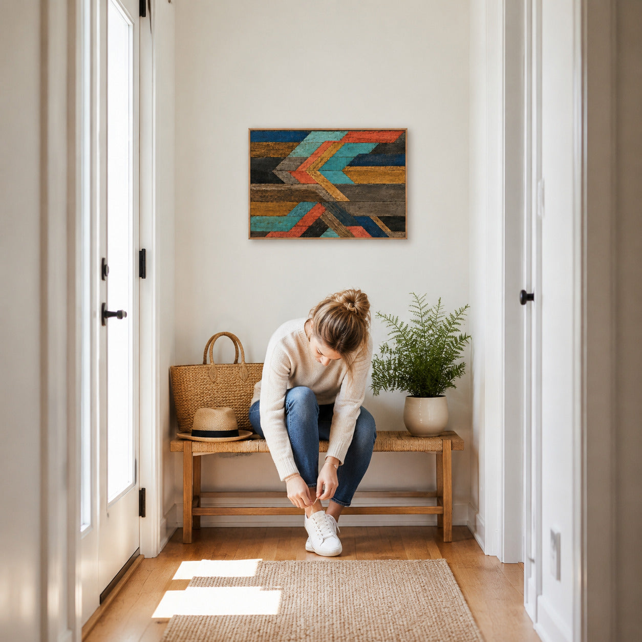 古材ウッドアート|DOUBLE SWELL|RECLAIMED WOOD WALL PANEL