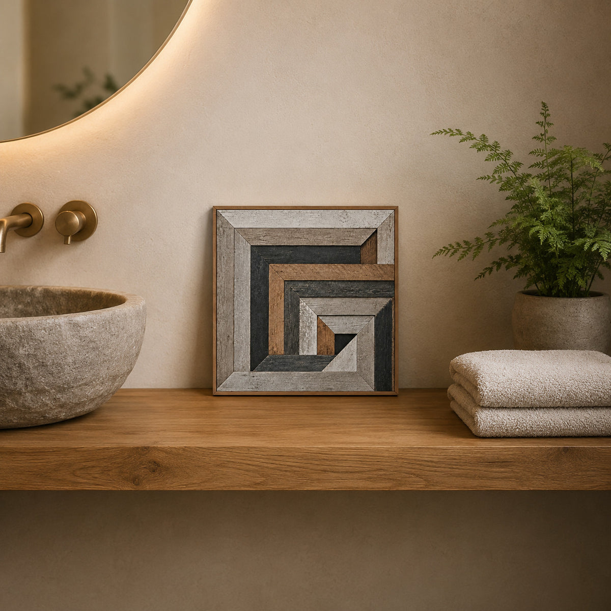 古材ウッドアート|CANYON LAYERS|RECLAIMED WOOD WALL PANEL
