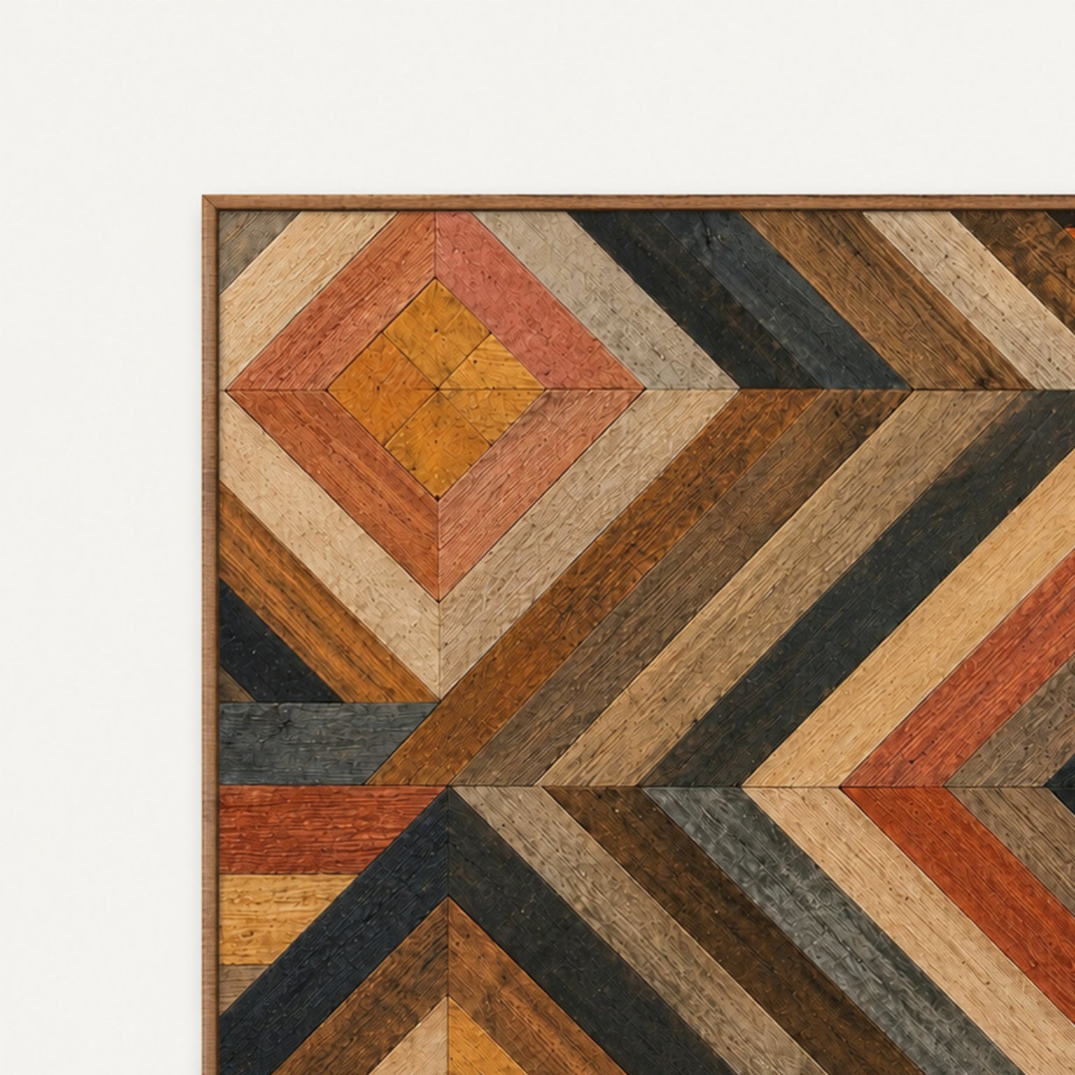古材ウッドアート|SHIFTED DIAMOND|RECLAIMED WOOD WALL PANEL