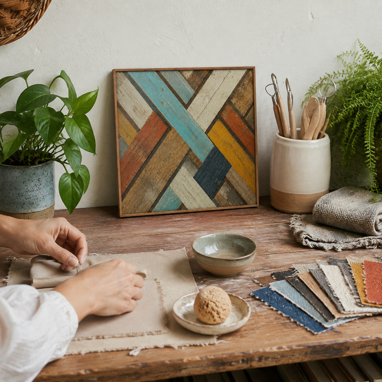 古材ウッドアート|COASTAL WEAVE|RECLAIMED WOOD WALL PANEL