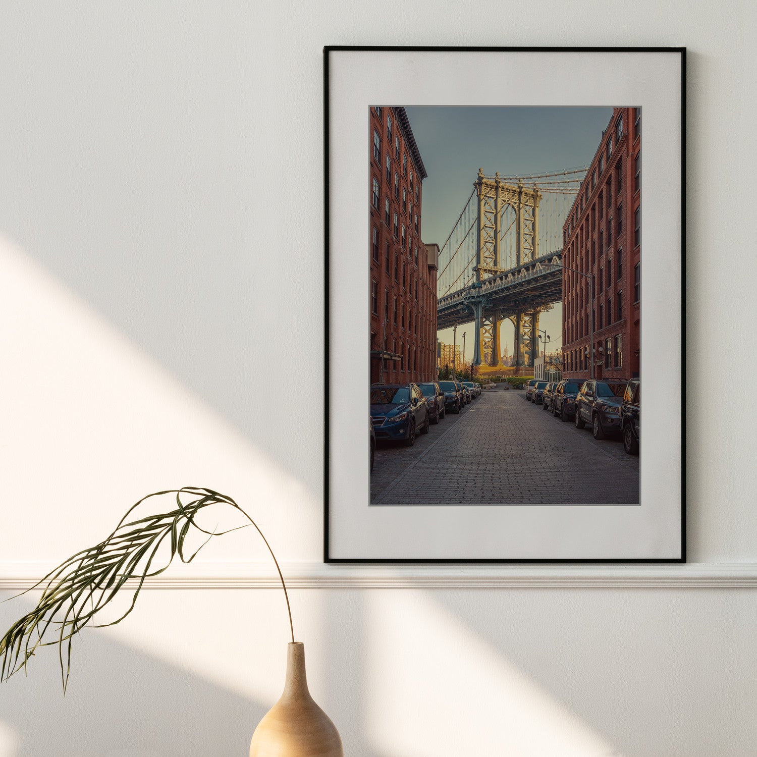 manhattan bridge from washington street, Brooklyn　